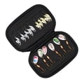thumbnail image 4 of Kit de 16 señuelos de pesca con lentejuelas giratorias de metal, anzuelos, caja de aparejos de pesca, accesorios para agua dulce y salada., 4 of 14