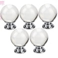thumbnail image 3 of MERRYHAPY 5Pcs Stylish Design Cupboard Pull Knob Crystal Kitchen Handles for Homeowners, 3 of 8