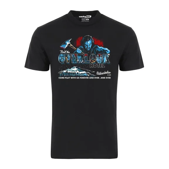 RARE The Shining Visit The Overlook Hotel Terror Horror Halloween Graphic Tee Shirt