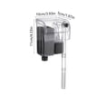 thumbnail image 3 of Back Hanging Aquarium Filter,2 In 1 Oxygenation Filtration Pump,Silent Energy Saving Transparent External Filter with Inflow Tube for Household Fish Tank,Aquatic Water Quality Maintenance, 3 of 7