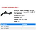 thumbnail image 2 of Front Left Lower Control Arm and Ball Joint Assembly - Compatible with 2010 - 2013 Mazda 3 2011 2012, 2 of 2