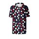 thumbnail image 2 of TaTaai Women's Lightweight Print Shirt Short Sleeve Collar Button Front Loose Fit Breathable Summer Chic Blouse Top Daily Office Wear Gift, 2 of 6