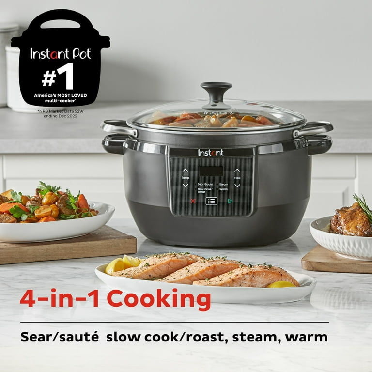 Instant Superior Cooker Chef Series 7.5 Qt Slow Cooker and