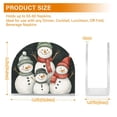 thumbnail image 4 of Yayeee Napkin Holder for Table Kitchen Paper Tissue Organization, Snowman Family, 4 of 8