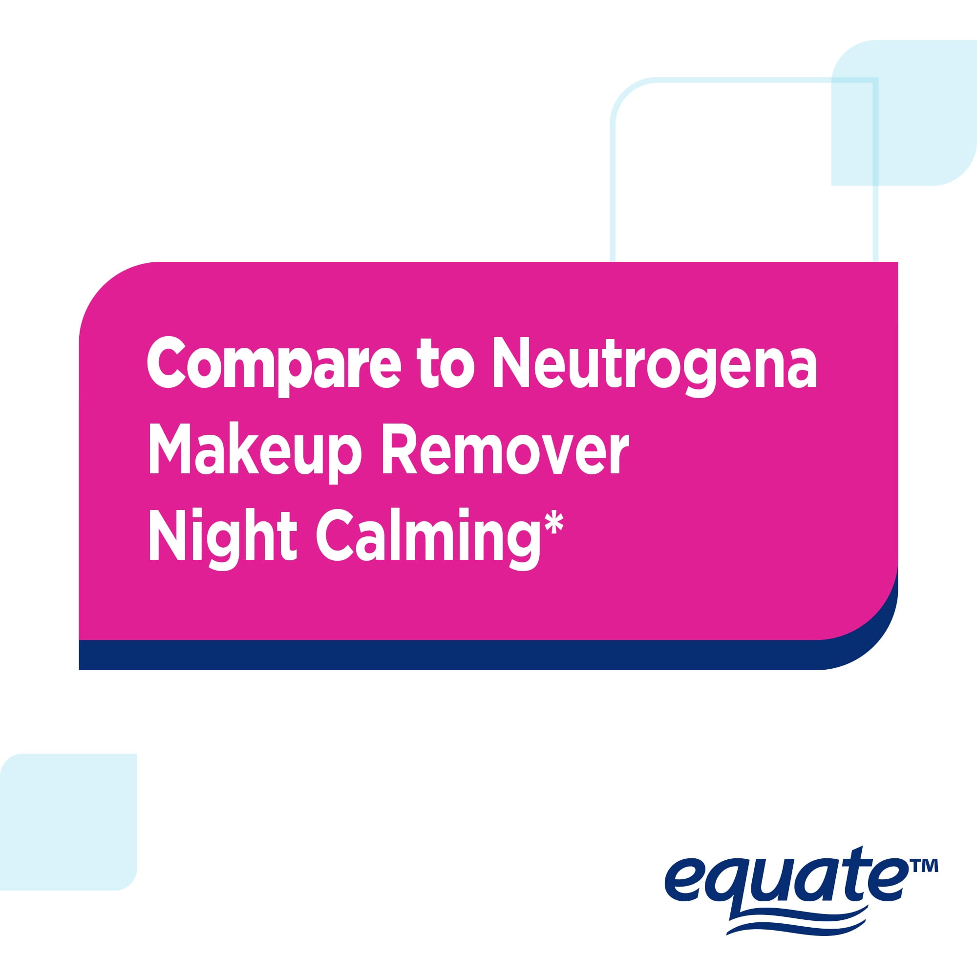 (6 pack) Equate Night-time Makeup Remover Cleansing Towelettes, 40 Count