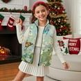 thumbnail image 3 of Xixirimido Butterfly Vibrant Floral Pattern Kids Zip-up Vest for Girls Boys Sleeveless Fleece Vest with Pockets Stand Collar Jacket Kids Fall Winter Outwear for 3T, 3 of 7