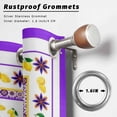 thumbnail image 6 of Outdoor Curtains for Patio Waterproof, Purple Lemons Windproof Pravicy Outside Porch Blackout Curtain, Summer Watercolor Italian Style Flower Sun Blocking Grommets Curtains for Cabana Gazebo 54"x84", 6 of 9
