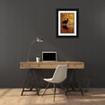 thumbnail image 3 of Morris, Arthur 23x32 Black Ornate Wood Framed with Double Matting Museum Art Print Titled - FL, Vierra Wetlands Roseate spoonbill silhouette, 3 of 4