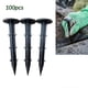 thumbnail image 1 of 100 Garden Stakes for Fig Anti-Weed Fabrics Black Plastic Ground Stake for Mulching Cloth, 1 of 5