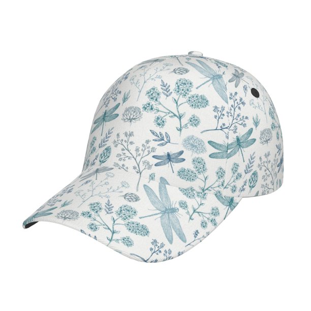 Fotbe Dragonfly Gorro Clásico de Béisbol, Gorra Ajustable con Broche Snapback, Gorro de Exterior de Algodón Suave