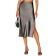 thumbnail image 2 of Falda para Mujer, de Satén de Seda, Elástica, de Cintura Alta, Estilo Informal, de Guepardo. Gris XL, 2 of 7