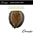thumbnail image 3 of Champion Sports Catcher's Mitt - Synthetic Leather | Deep Pocket and Scoop Toe Design | Adjustable Wrist Strap Closure | Youth Size: 32" | Regular Fit, 3 of 4