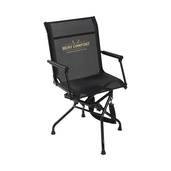 Hunt Comfort Multi Position Mesh Lite Swivel Hunting Chair