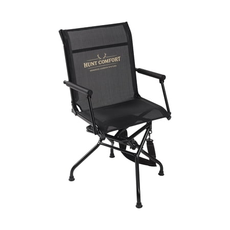 Hunt Comfort Multi Position Mesh Lite Swivel Hunting Chair