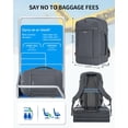 thumbnail image 2 of Mochila ECOHUB Travel de 30 litros con carga USB para portátil de 15,6 pulgadas, color gris, 2 of 8