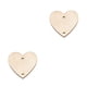 thumbnail image 4 of Bewildely Paquete de 100 rebanadas de Adornos colgantes Regalos colgantes pulidos Corazón en blanco Recorte de natural Hecho a mano para el corazón 30 mm 2Conjunto, 4 of 6