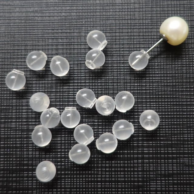 EcoNesxp TPE Convient à Tous types de Boucles d'Oreilles Matériau de Qualité Médicale