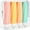 Pink+Orange+Yellow+Green, variant on Morfone Travel Bottles for Toiletries, 4 in 1 TSA Approved Travel size Containers for Toiletries,Leak Proof Refillable Liqus Shampoo And Conditioner Travel Essentials toiletry Bottles(White)