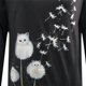 thumbnail image 4 of ICHUANYI Clearance Fashion Women Casual O- Neck Print Long-sleeved T-shirt(Black, XXL) ICHUANYI WER2023081014543, 4 of 4