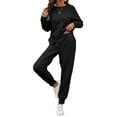 thumbnail image 2 of UVN Womens Fall Jogger Suit 2 Piece Set Long Sleeve Pullover Long Sweatpants with Pockets Ladies Sweatsuits Casual Lounge Set, 2 of 11