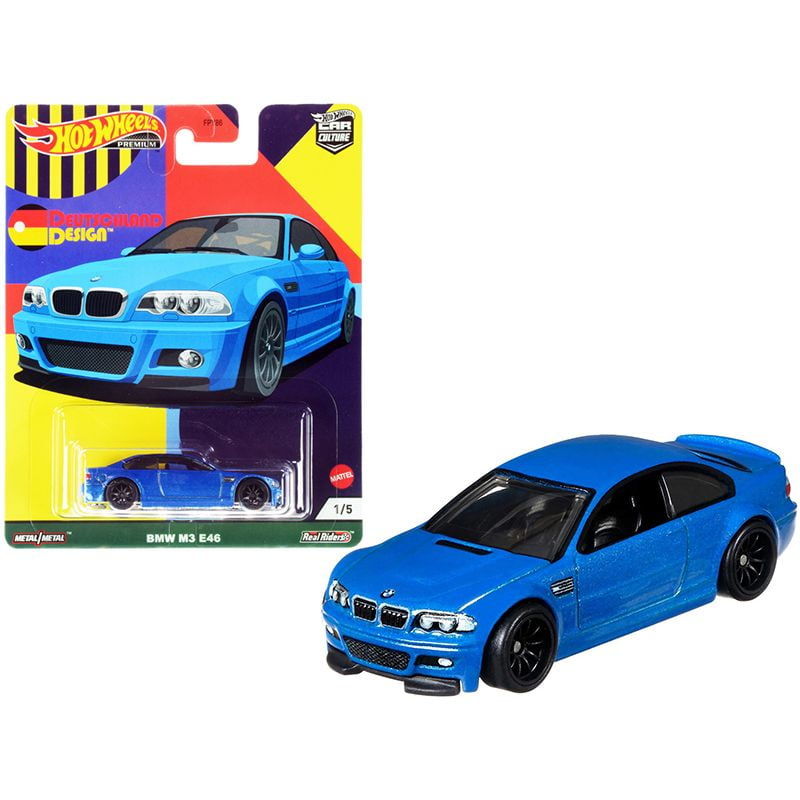 Hot Wheels Deutschland Design BMW E46 M3 Blue Premium Car Culture Diec –  toycollectorstore