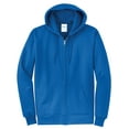 thumbnail image 5 of Port & Company   Core Fleece Full Zip Hooded Sweatshirt-XL (Royal), 5 of 6