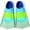 Multi-Colored Blue, variant on Kids Swim Fins,Short Comfortable Flippers for Lap Swimming and Training for Child,Girls,Boys,Beginners