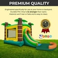 thumbnail image 3 of Pogo Bounce House Crossover Bounce House with Slide and Splash Pool, Classic Tropical, 3 of 8