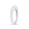 thumbnail image 5 of 1.00 CT Round Cut Natural White Diamond Five Stone Engagement Band Ring For Women In 14K White Gold (Color: I-J, Clarity: I2-I3, 1.00 Cttw) -7, 5 of 8