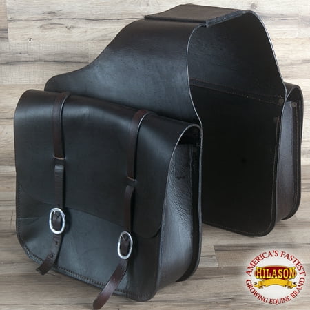 Tucker Trail Saddles - Hilason Western Heavy Duty Leather Cowboy Trail Ride Horse Saddle Bag