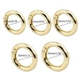 thumbnail image 4 of Osdhezcn 10 PCS Metal O Ring Spring Clasps Alloy Open Rings Chain Buckles Connector, 4 of 15