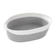 thumbnail image 3 of Cesta de cuerda de algodón, cesta tejida, organizador de almacenamiento, multiusos, resistente y decorativa. blanco gris, 3 of 9