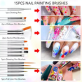 thumbnail image 2 of Kits Para Uñas 36 colores Esmaltes Pintura Gel Dibujo Cepillo, 2 of 4