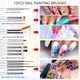 thumbnail image 2 of Kits Para Uñas 36 colores Esmaltes Pintura Gel Dibujo Cepillo, 2 of 4