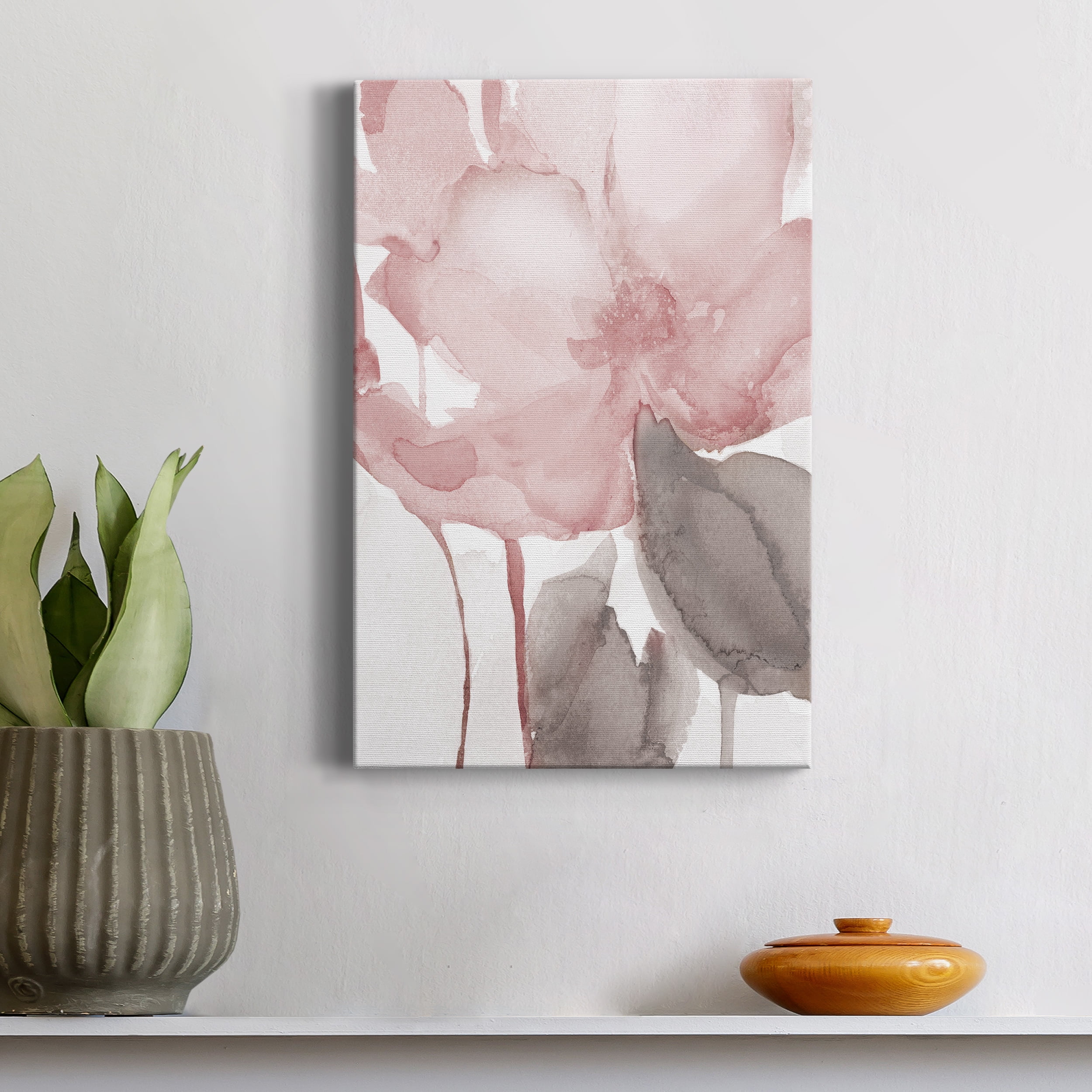 Blush Bloom II Premium Gallery Wrapped Canvas - Ready to Hang - 18 x 27