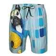 thumbnail image 4 of Kdxio French Bulldog Dog in a Bathtub Pattern Mens Casual Shorts - Drawstring Summer Beach Sports Shorts for Men, 4 of 9