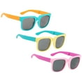 thumbnail image 1 of WHAMVOX 3 Pairs per Set Foldable Kids Sunglasses for Girls Vacation Festivals, 1 of 8