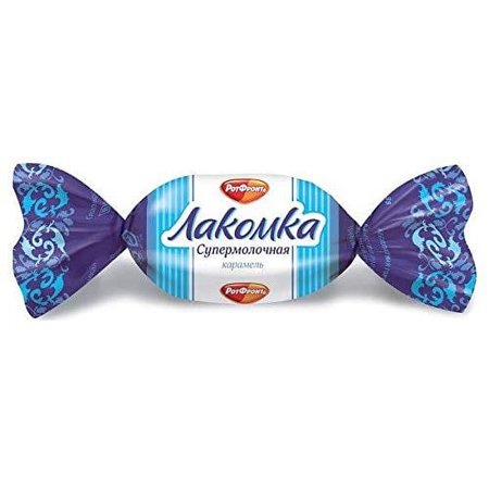 Imported "Lakomka Super Milky" Caramel Candy By Rot Front 1Kg / 2.2Lbs