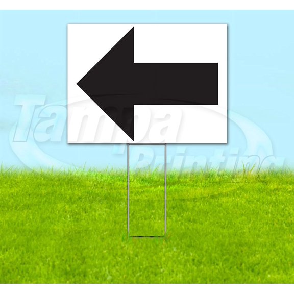 Ammo Left (18" x 24") Yard Sign, Includes Metal Step Stake