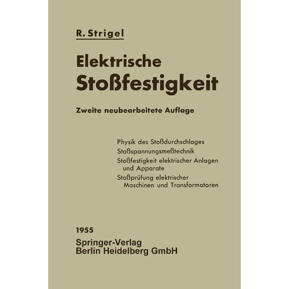 Elektrische Stoßfestigkeit, (Paperback)