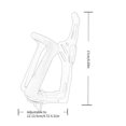 thumbnail image 3 of Portavasos De Bicicleta Soporte De Botella De Abs Jaulas De Botellas De Agua Estables Estante De Bebida De Taza De Motocicleta Sólida Para Motocicleta Botella De Agua De Bicicleta Ciclismo Al Aire Sweethay VI009453-02, 3 of 7