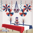 thumbnail image 2 of PMU Patriotic Tablecover (Red, White, Blue) Party Accessory Pkg/1, 2 of 6