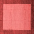 thumbnail image 1 of Ahgly Company Indoor Square Abstract Red Modern Area Rugs, 8' Square, 1 of 4