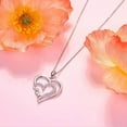 thumbnail image 2 of ICTPTOSL Mothers Day Gift for Women, I Love You Mom Necklace Sterling Silver Heart Mom Necklace Jewelry Gifts for Mom Wife, 2 of 5