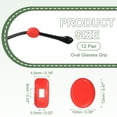 thumbnail image 2 of Uxcell Glasses Ear Grip, Silicone Ear Grippers Holder Anti-Slip Oval Grip Hooks Red, 2 of 7