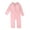 Pink, variant on Honest Baby Clothing Baby Boy or Girl Gender Neutral Organic Cotton Center Front Snap Matelasse Coverall (Preemie-12 Months)