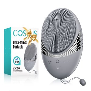 COSLUS Silicone Face Scrubber with 5 Cleansing Modes, Blue