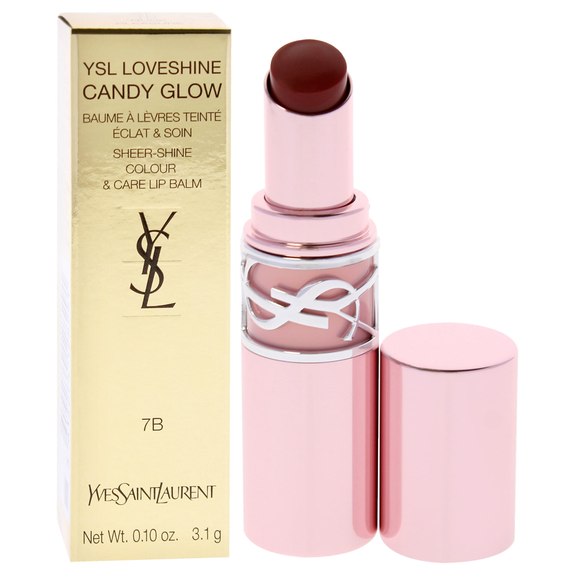 Yves Saint Laurent Loveshine Candy Glow Lip Balm - 7B Nude Pleasure , 0.10 oz Lip Balm