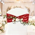 thumbnail image 6 of FastXmas Bow Chair Sashes Bands Decoration Ties Bow Stretch Floating Decorative Tape for Many Holiday Party Wedding Decorations Chair Cover Not Included(13.8 x 5.9 In), 6 of 6