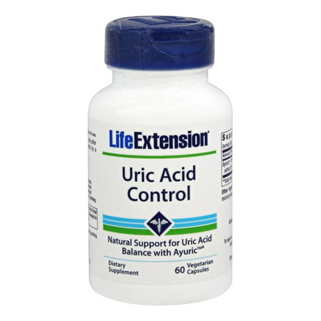 Life Extension - Uric Acid Control - 60 Vegetarian